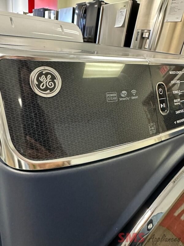 GE® ENERGY STAR® 7.8 cu. ft. Capacity Smart Front Load Electric Dryer with Steam and Sanitize Cycle GFD85ESPNRS