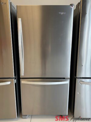 Open Box - Scratch & Dent Whirlpool 30" Bottom Mount Refrigerator WRB329RFBM