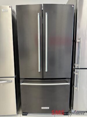 Open Box - Scratch & Dent KitchenAid 33" French Door Refrigerator KRFF302EBS