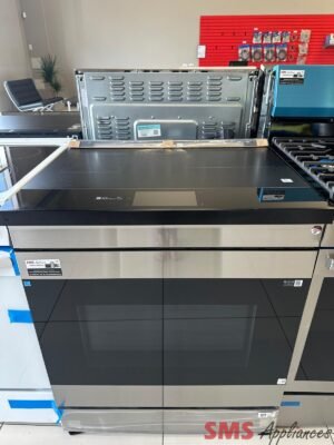 Open Box – Scratch & Dent Samsung Bespoke Induction Glass Top Stove with AI Home NSI6DG9900SRAC