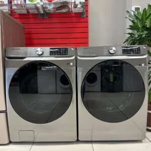 Open Box - Scratch & Dent Samsung Washer & Dryer Set WF45B6300AP/DVE45B6305P