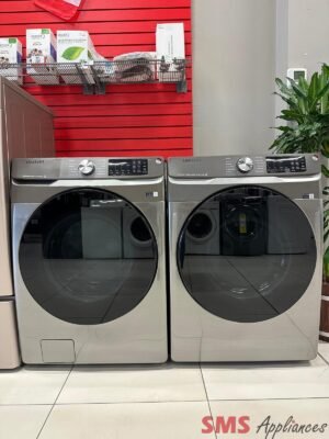 Open Box - Scratch & Dent Samsung Washer & Dryer Set WF45B6300AP/DVE45B6305P