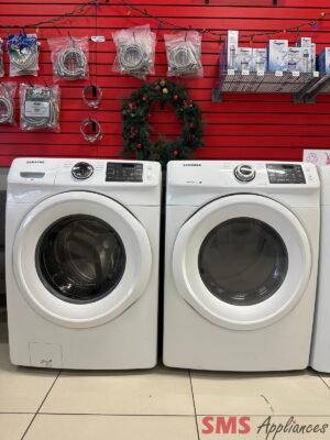 Refurbished Samsung Washer & Dryer Set WF45M5100AW/DV42H5000EW *Sold As Is