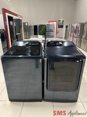 Open Box – Scratch & Dent Samsung Washer & Dryer Set WA53CG7155ADA/DVE54CG7155DAC