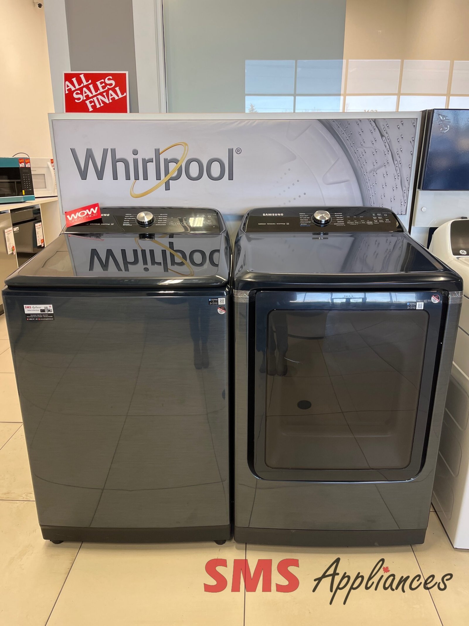 Open-Box-Laundry-Sets-WA53CG7155ADDVE54CG7155AD-1-scaled-1.jpg Open Box Laundry Sets WA53CG7155AD/DVE54CG7155AD Samsung - Image 1