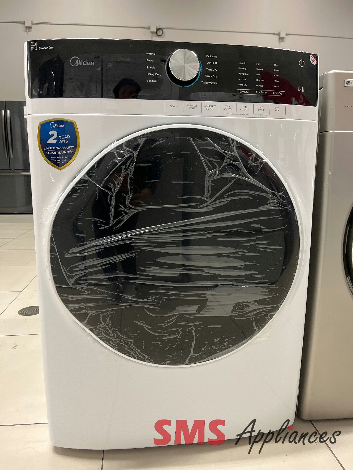 Open-Box-Dryers-MLE52N4AWW-1 Open Box Dryers MLE52N4AWW Midea - Image 1