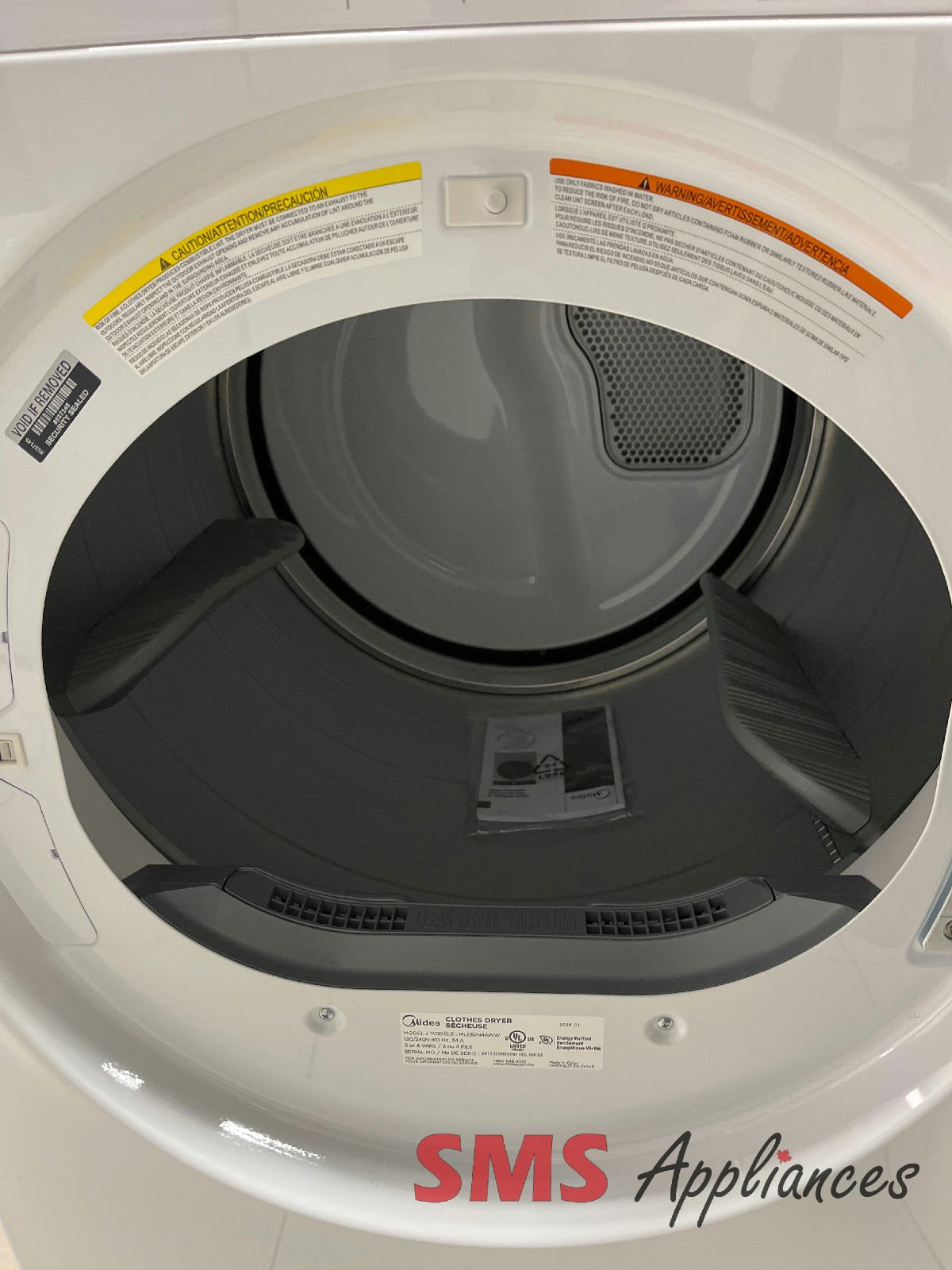 Open-Box-Dryers-MLE52N4AWW-2 Open Box Dryers MLE52N4AWW Midea - Image 2