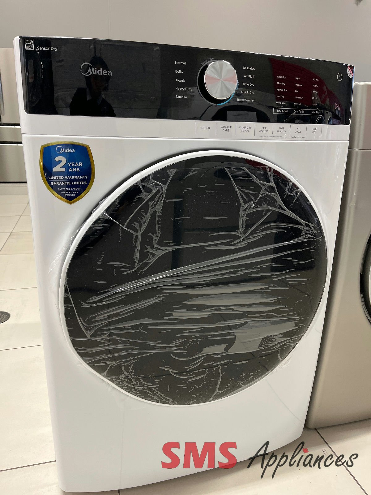 Open-Box-Dryers-MLE52N4AWW-5 Open Box Dryers MLE52N4AWW Midea - Image 5